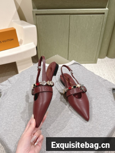 Louis Vuitton LV Vibe Slingback Flat Ballerina 1AHNAN-3