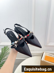 Louis Vuitton Vibe Slingback Flat Sandal 66898-2