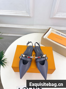 Louis Vuitton Vibe Slingback Flat Sandal 66897-5