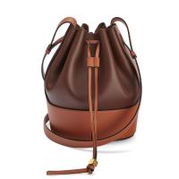Loewe Small Balloon Bucket Bag In HazelnutTan Calfskin
