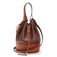 Loewe Medium Balloon Bucket Bag In HazelnutTan Calfskin