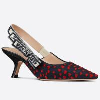 Dior JAdior Slingback Pumps 65mm In Hearts I Love Cotton