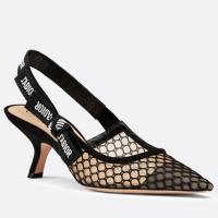 Dior JAdior Slingback Pumps 65mm In Black Mesh