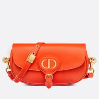 Dior Bobby East West Bag In Orange Box Calfskin