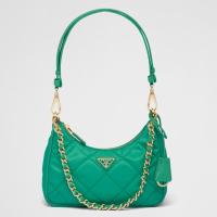 Prada Re Edition 1995 Chaine Mini Bag in Green Re Nylon