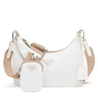 Prada Re Edition 2005 Shoulder Bag in White Re Nylon
