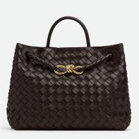 Bottega Veneta Andiamo Medium Bag In Fondant Intrecciato Lambskin