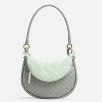 Bottega Veneta Gemelli Small Bag in GreyGlacier Intrecciato Lambskin