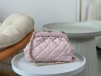 Chanel Pink Lambskin Clutch