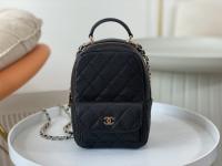 Chanel Classic Mini Backpack 24C Black Caviar LGHW