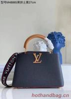 Louis Vuitton CAPUCINES Original Leather PM M48865 black