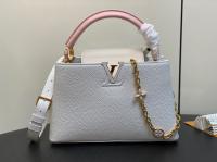 Louis Vuitton Capucines MM M22674 white