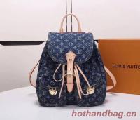 Louis Vuitton Denim Backpack M44460 blue