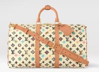 Louis Vuitton Keepall Bandouliere 50 M24901 white