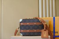 Louis Vuitton Monogram Canvas Handle Trunk Original Leather Bag M45785 Brown