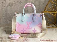 Louis Vuitton ONTHEGO Dip Dye Pastel Small M59856 Pink&Blue