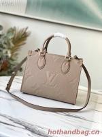 Louis Vuitton ONTHEGO PM EXCLUSIVELY ONLINE M45660 Tourterelle Beige