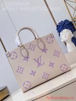 Louis Vuitton OnTheGo MM M45595 Beige&Light purple