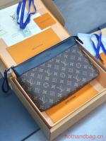 Louis Vuitton Pochette Voyage Souple M82545 3 black