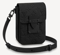 Louis Vuitton S LOCK VERTICAL WEARABLE WALLET M81524 Black