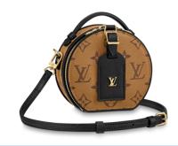 Louis vuitton original Monogram Reverse Canvas MINI BOITE CHAPEAU M44699