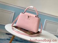 Louis vuitton original crocodile CAPUCINES PM M53665 Eau de Rose