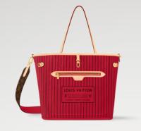 Louis Vuitton REVERSIBLE EARLY ACCESS Neverfull Bandouliere Inside Out MM M12096 red Louis Vuitton REVERSIBLE EARLY ACCESS Neverfull Bandouliere Inside Out MM M12096 red