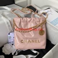 CHANEL 22 MINI HANDBAG AS3980 pink