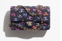 CHANEL CLASSIC 1112 HANDBAG A01112 Black & Multicolor