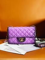 CHANEL CLASSIC 1112 HANDBAG A01116 Fuchsia
