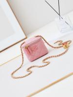 CHANEL CLUTCH WITH CHAIN AP3941 pink