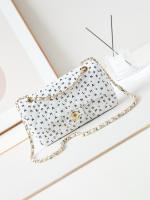 Chanel CLASSIC 1112 HANDBAG AS1112 white&black