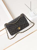 Chanel CLASSIC 1112 HANDBAG imitation crystal chain bag A01112 black