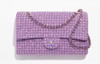 Chanel CLASSIC HANDBAG A01112 Purple