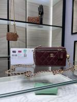 Chanel CLUTCH WITH CHAIN AP2303 Burgundy