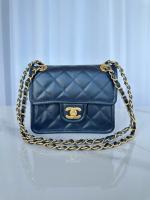 Chanel MINI CLASSIC HANDBAG AS5226 Navy Blue