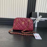 Chanel SMALL BOWLING BAG AS5137 Burgundy