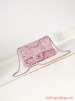 Chanel SMALL FLAP BAG AS3965 pink