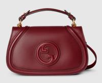 GUCCI BLONDIE SMALL TOP HANDLE BAG 815714 Rosso Ancora red