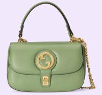 GUCCI BLONDIE TOP HANDLE BAG 735101 Light green