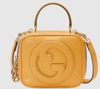 GUCCI BLONDIE TOP HANDLE BAG 744434 Yellow