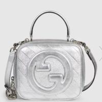 GUCCI BLONDIE TOP HANDLE BAG 744434 silver