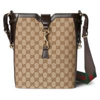 GUCCI GG Supreme Original Leather Bag 782911 Dark Brown