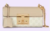 GUCCI PADLOCK MINI SHOULDER BAG 735103 Beige
