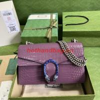 Gucci Dionysus Alligator pattern small shoulder bag 400249 purple