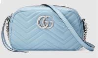 Gucci GG Marmont Matelasse Shoulder Bag 447632 Pastel blue