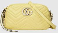 Gucci GG Marmont Matelasse Shoulder Bag 447632 yellow
