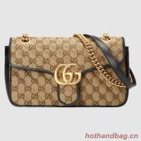 Gucci GG Marmont small shoulder bag 443497 black