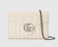 Gucci GG Marmont matelasse mini bag 474575 White