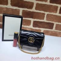 Gucci GG Marmont super Clutch bag 575161 black